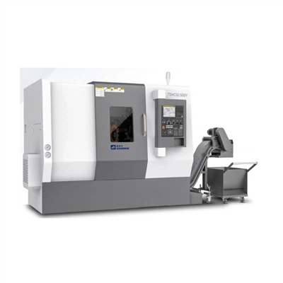 CNC-frezen met draaimachine